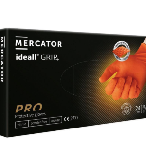 Ideall Grip Strong Nitrile Gloves Orange