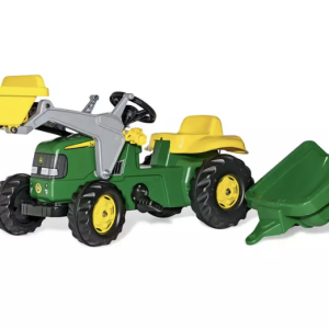Rolly Kid JD with front loader and trailer