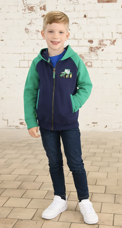 LIGHTHOUSE TRACTOR CHRISTMAS GIFT SET - NAVY & GREEN - Image 3